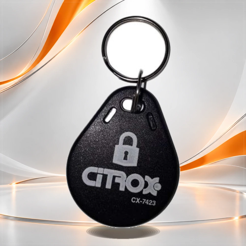 CHAVEIRO TAG FLEX PRETO CITROX