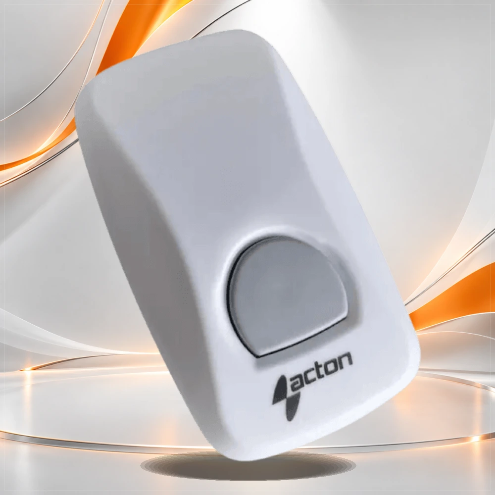 BOTOEIRA 1 BOTÃO SEM FIO 433MHZ ACTON