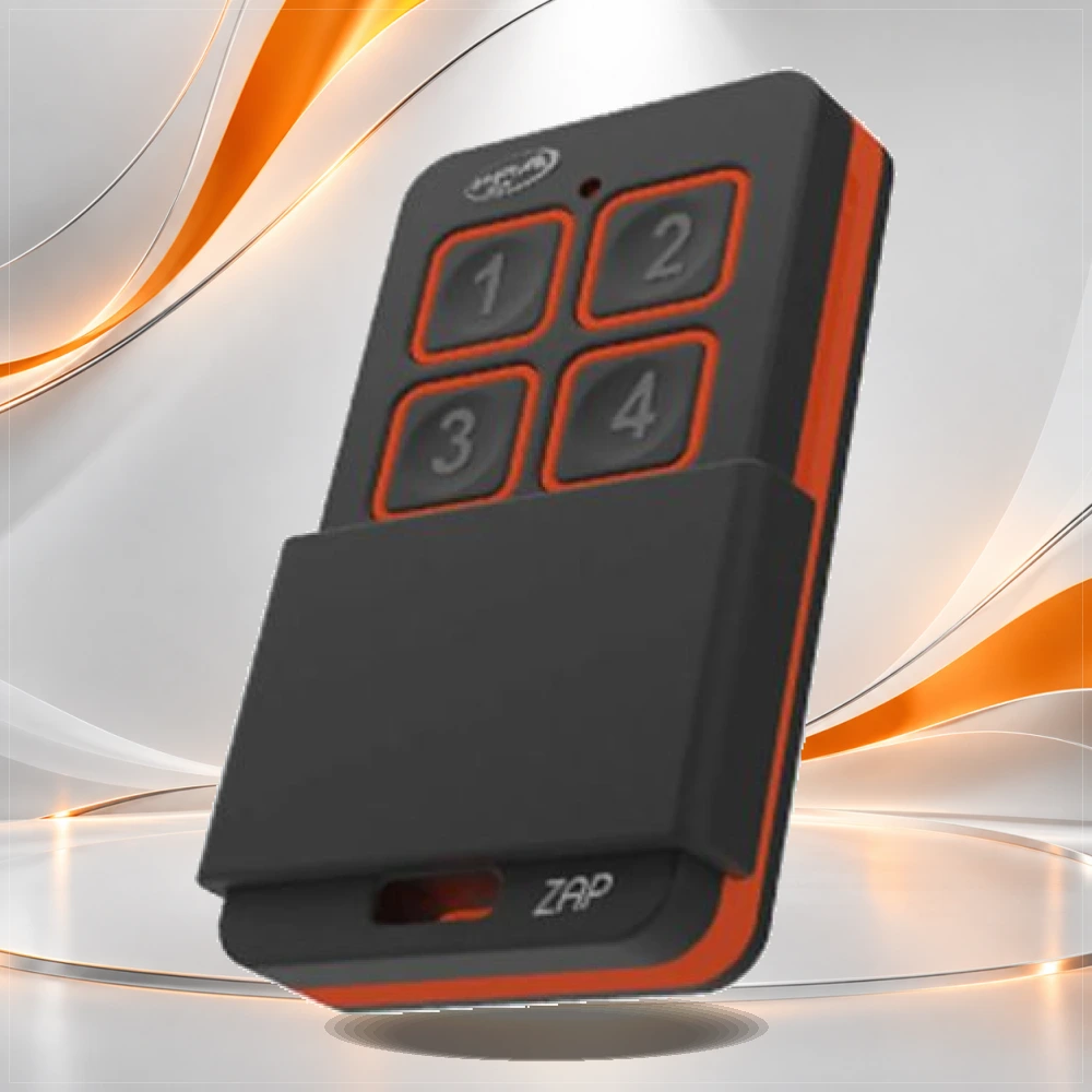 CONTROLE REMOTO PPA ZAP 4B PRETO - LARANJA